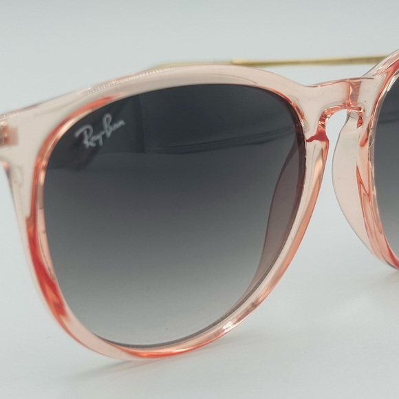 Ray-Ban Women’s Sunglasses Erika RB4171 54m Transparent Pink w/ Gradient Lens - Picture 7 of 9